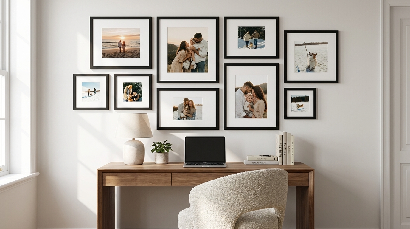 50+ home office decor ideas: gallery wall templates & more