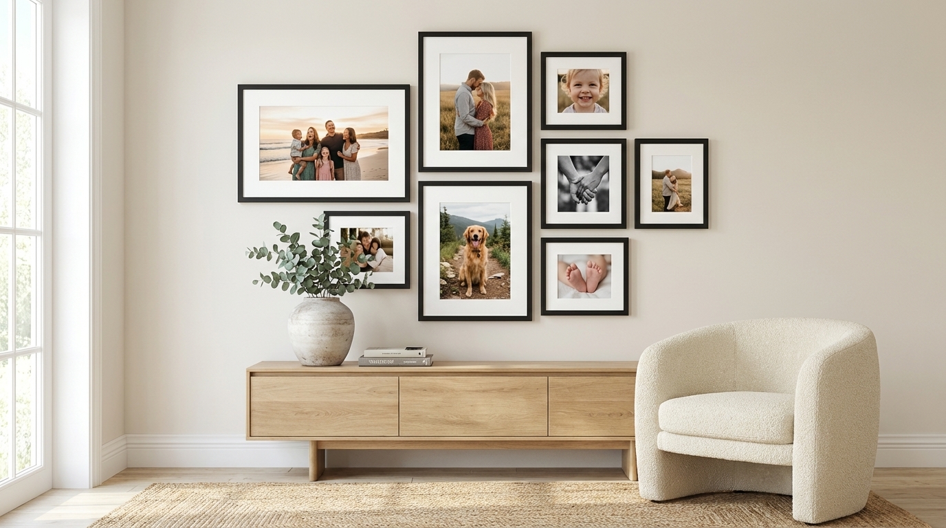 Affordable custom photo frames starting at $39