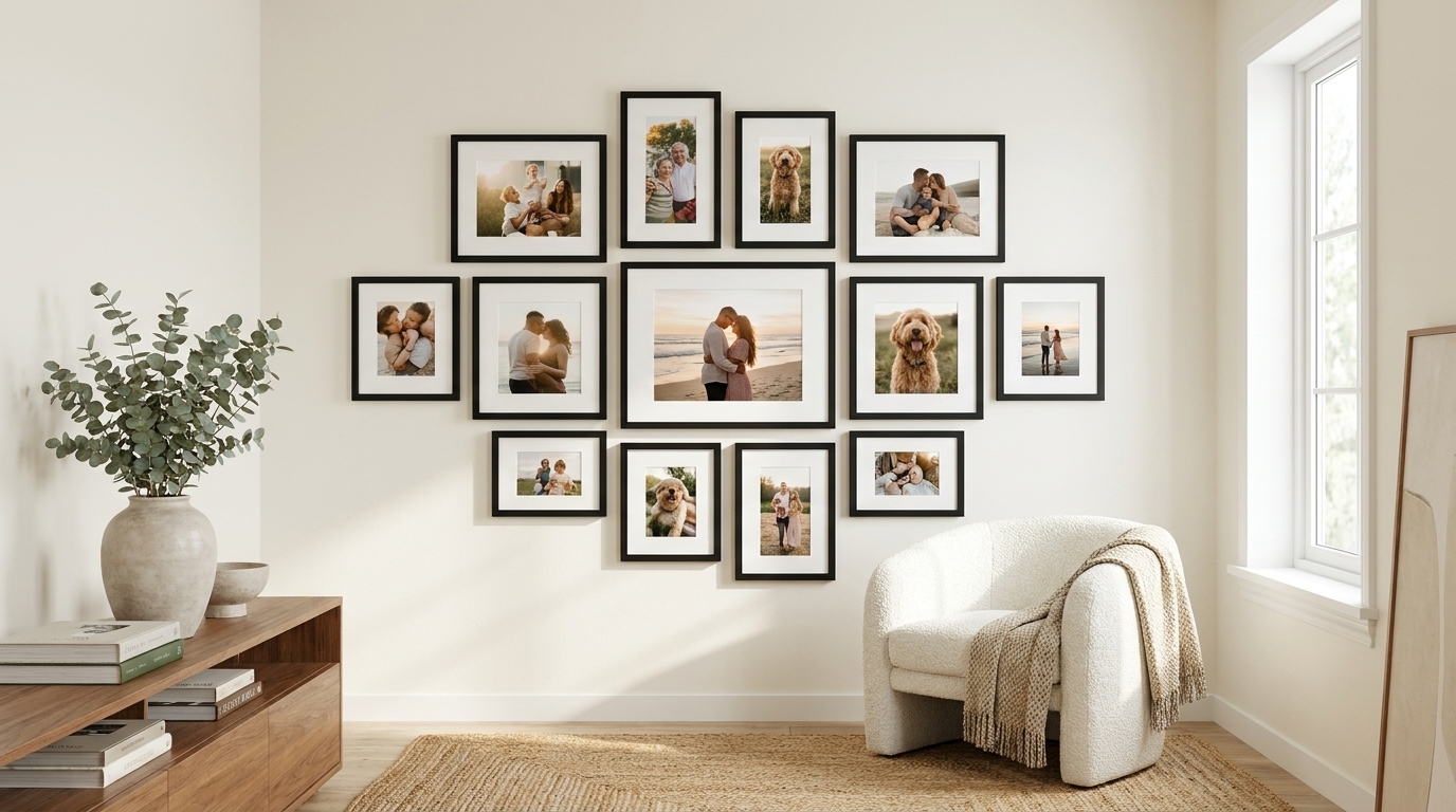How to create gallery wall frames: complete guide