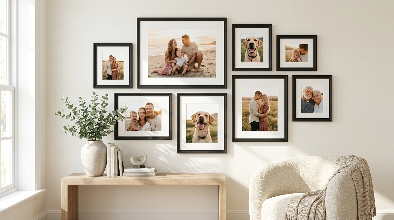 How to make a gallery wall: seven simple steps