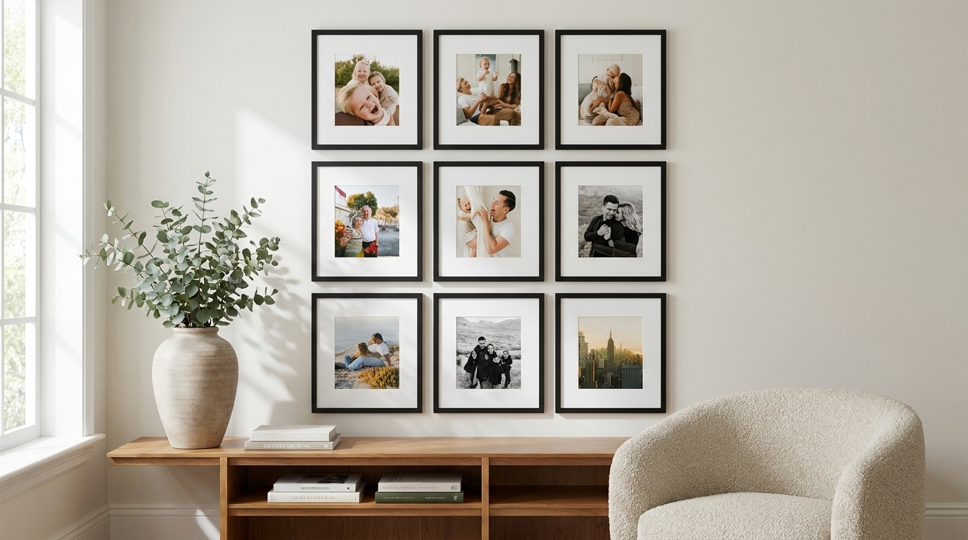 Gallery wall layouts: rules and ideas for perfect spacing