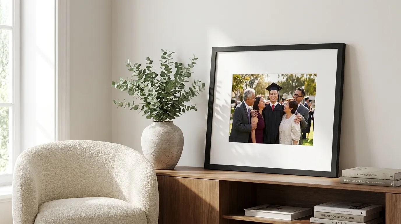 Best fast shipping graduation gifts: custom framed photos