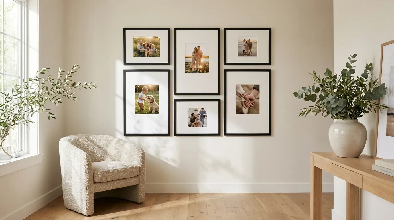 7 gallery wall rules for a polished, cohesive look