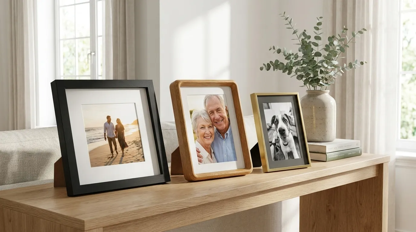 Best tabletop picture frames with a built-in stand