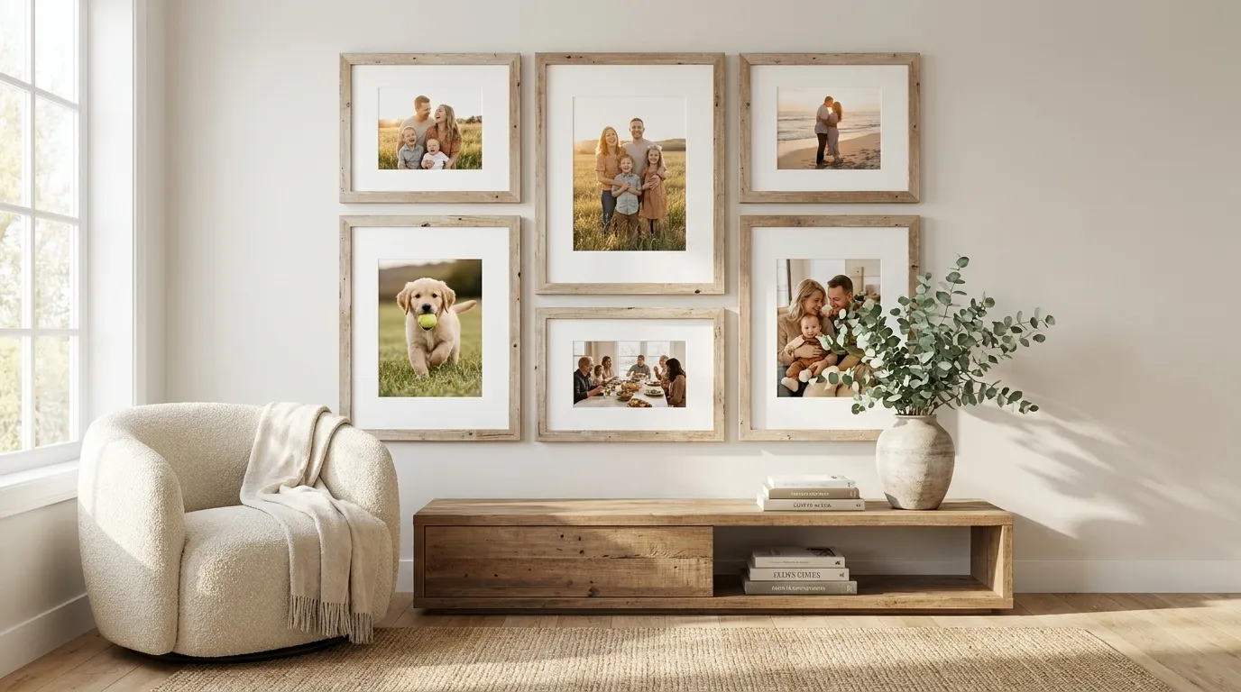 Best rustic wood picture frames for cozy home decor