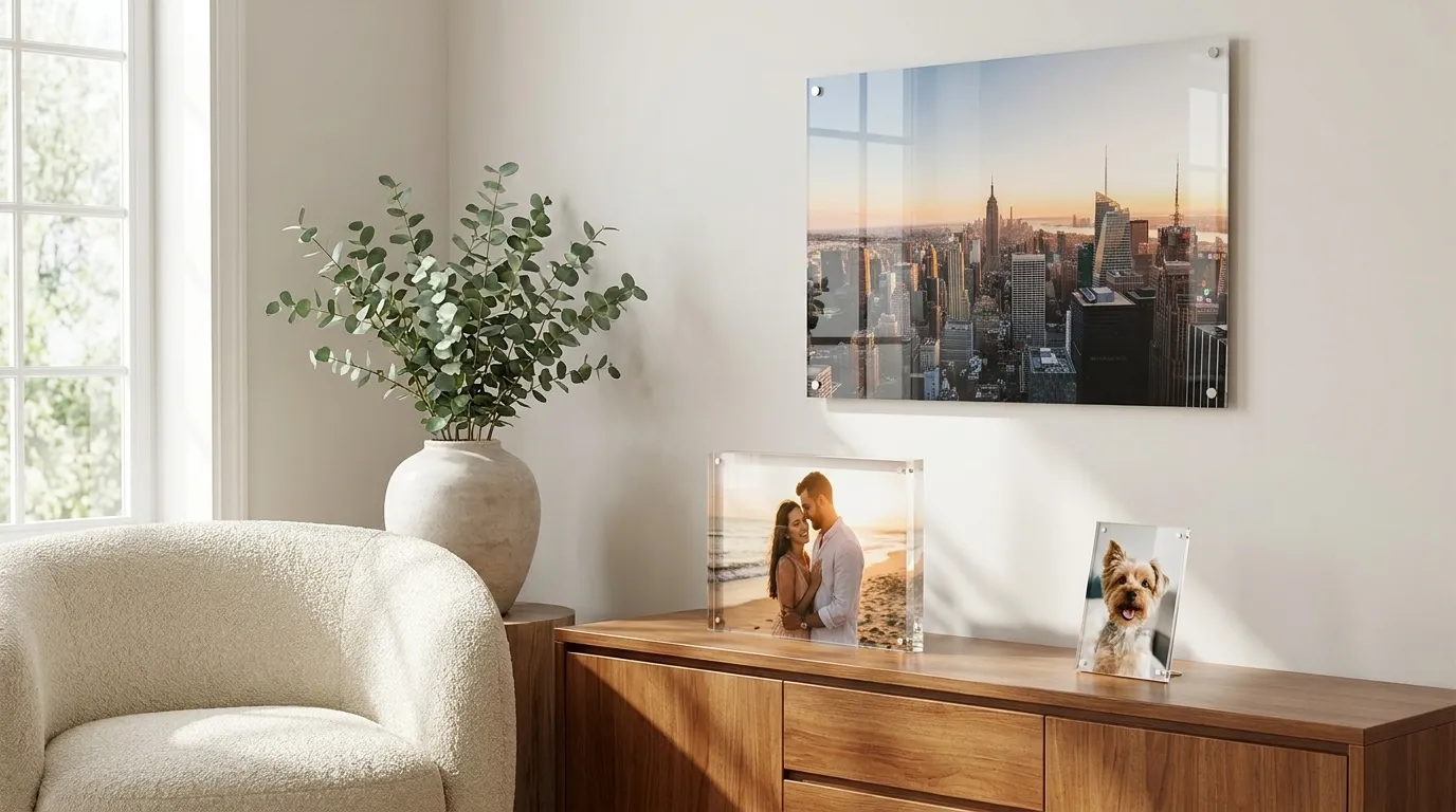 Best acrylic picture frames online for custom photo prints